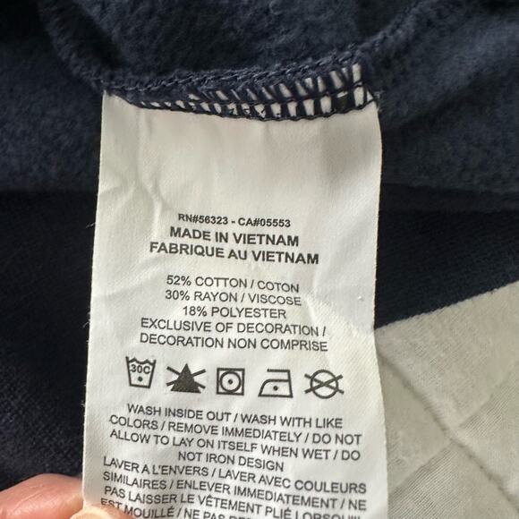 Syracuse Orangemen Shirt Womens Small Blue Varsity Fleece Crew Nike Swoosh Logo - Picture 8 of 11